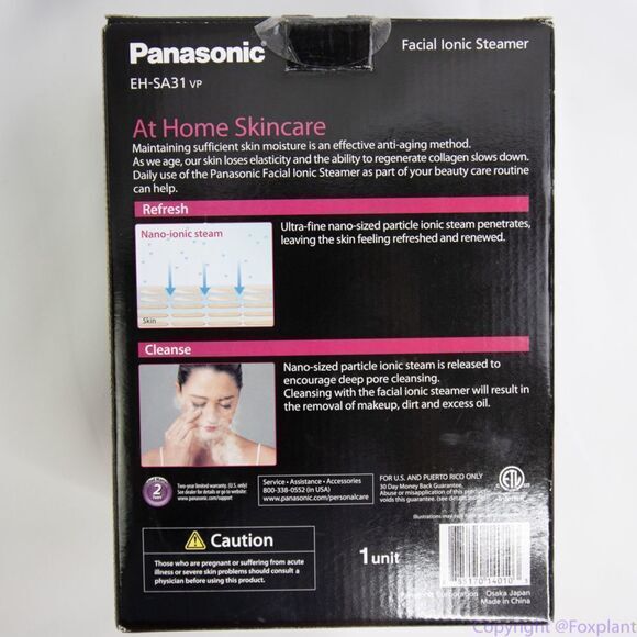 Panasonic facial ionic steamer, at home skincare, EH-SA31VP - Picture 11 of 16